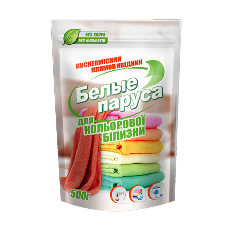 Кисневмісний засіб для виведення плям БІЛІ ВІТРИЛА для кольорової білизни 500 г
